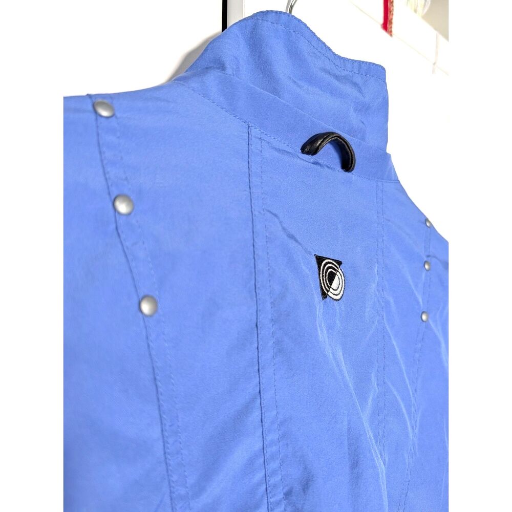 Vintage Jamie Sadock Blue Utility Windbreaker Jacket M 90s Y2K Streetwear - Picture 8 of 10